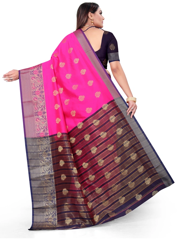Banarasi-Newpeacock-Pink - Free, Pink
