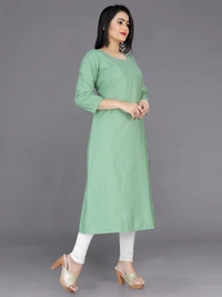 CottonKurti-Green - L, Light Green