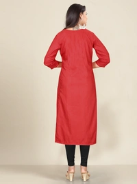 CottonKurtiightred - L, Red