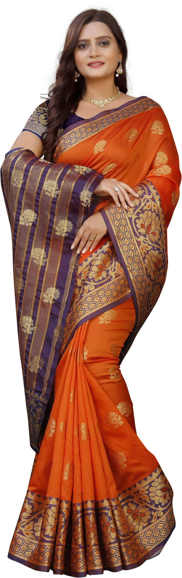 Jv-Flower-Orange - Free, Gold::Orange
