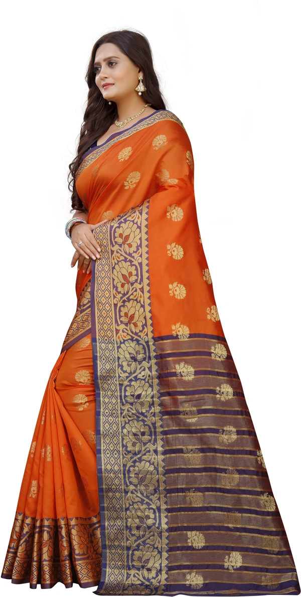 Jv-Flower-Orange - Free, Gold::Orange