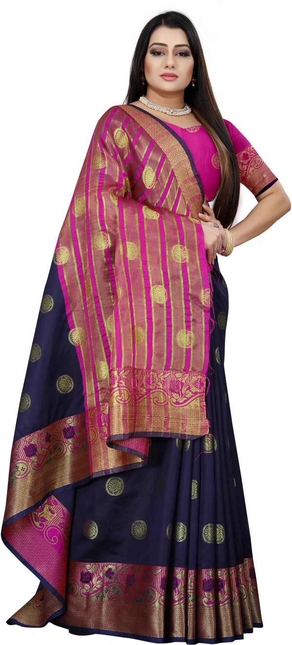 Jv-Round-Navyblue - Free, Dark Blue::Pink