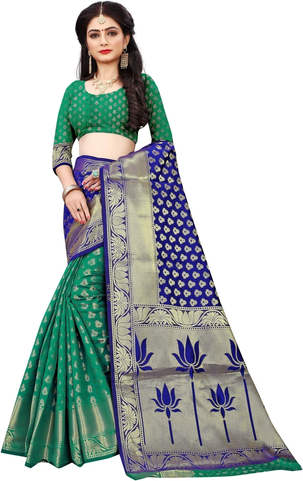 Lotus-Blue-Green - Free, Green