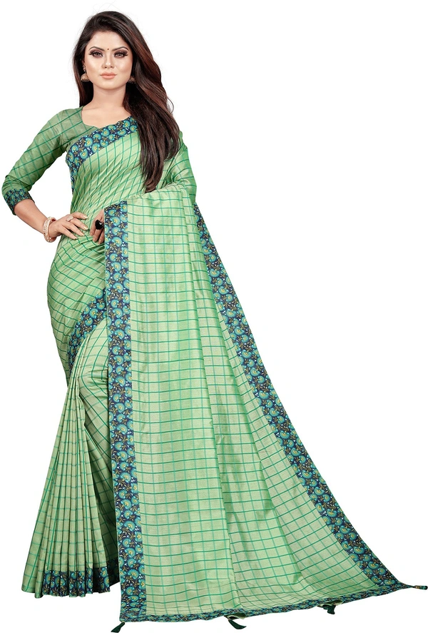 Mkt-Chexgreenlace-Seagreen - Free, Dark Green