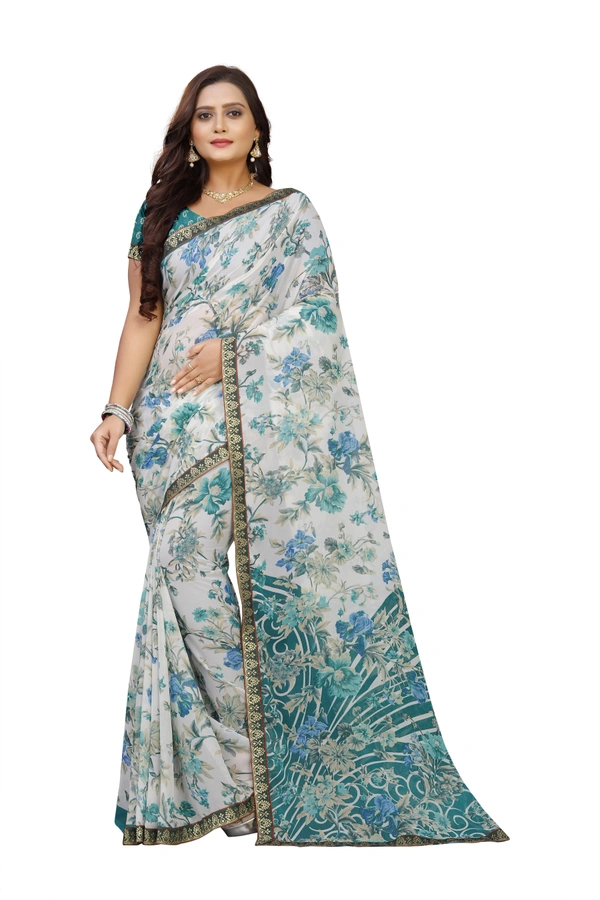 Printed-01-Skyblue - Free, Light Blue