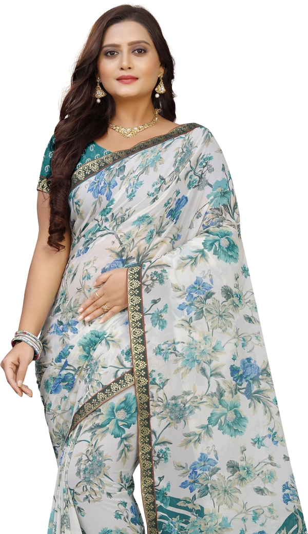 Printed-01-Skyblue - Free, Light Blue