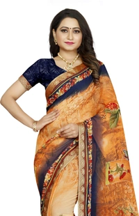 Printed-03-Orange - Free, Blue::Orange