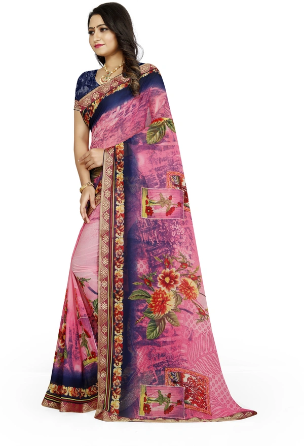 Printed-03-Pink - Free, Blue::Pink