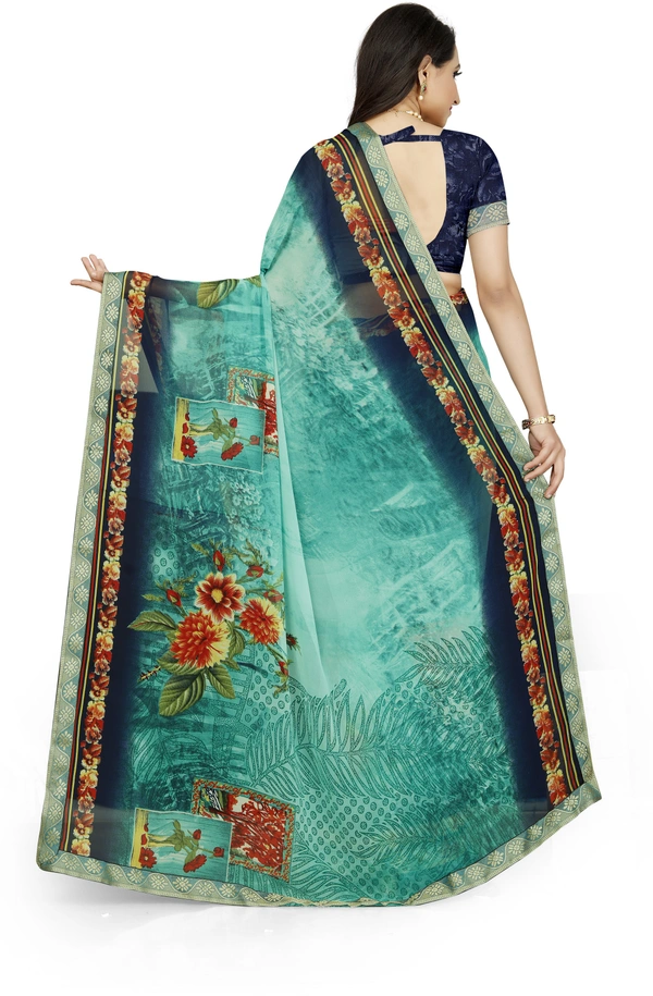 Printed-03-Skyblue - Free, Light Blue