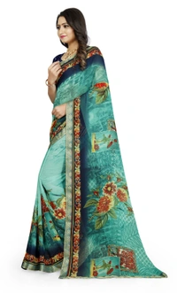 Printed-03-Skyblue - Free, Light Blue