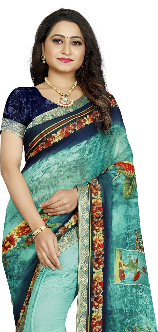 Printed-03-Skyblue - Free, Light Blue