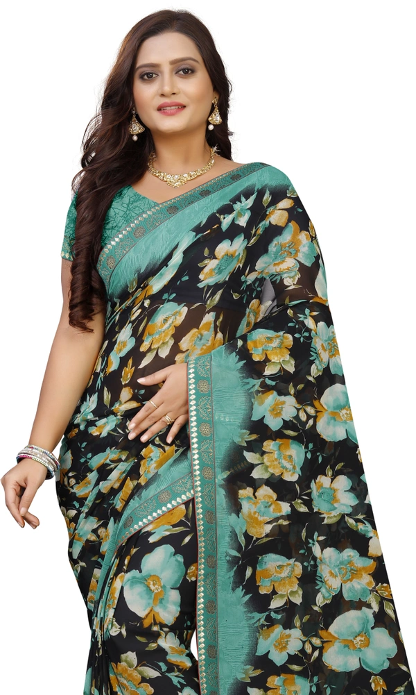 Printed-04-Blue - Free, Blue::Black