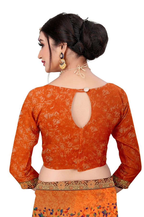 Printed-06-Orange - Free, Orange