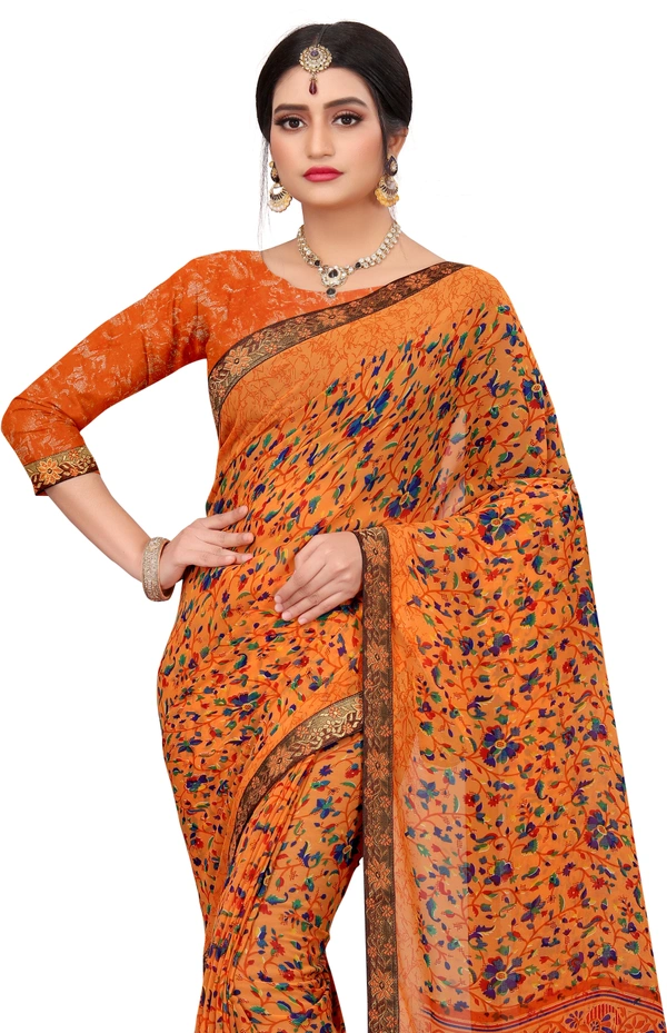 Printed-06-Orange - Free, Orange