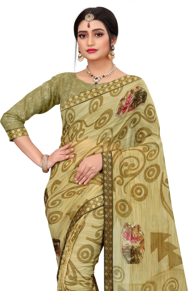 Printed-07-Brown - Free, Brown