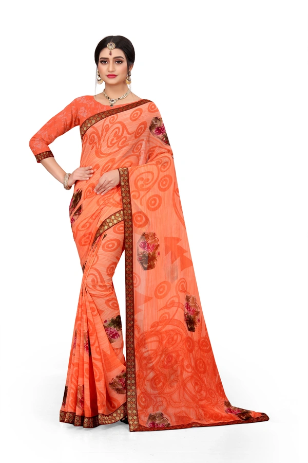 Printed-07-Orange - Free, Orange