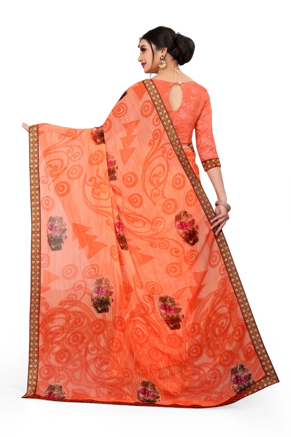 Printed-07-Orange - Free, Orange