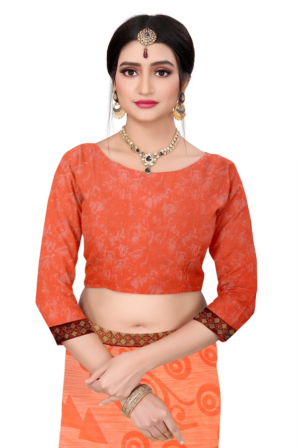 Printed-07-Orange - Free, Orange