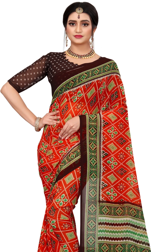 Printed-08-Maroon - Free, Red