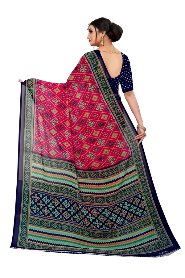 Printed-08-Rani - Free, Pink