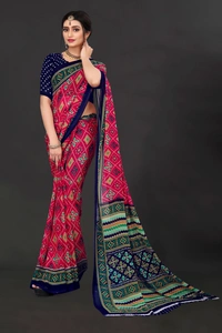 Printed-08-Rani - Free, Pink