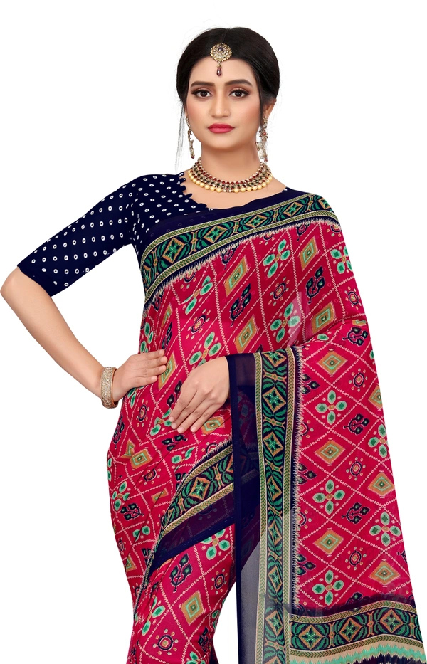 Printed-08-Rani - Free, Pink