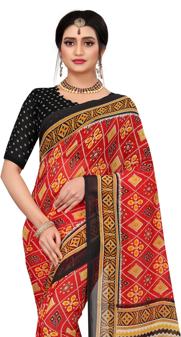 Printed-08-Red - Free, Red