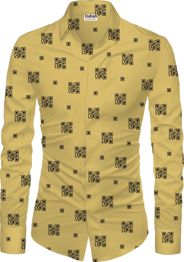 Shirt Barcode Yellow