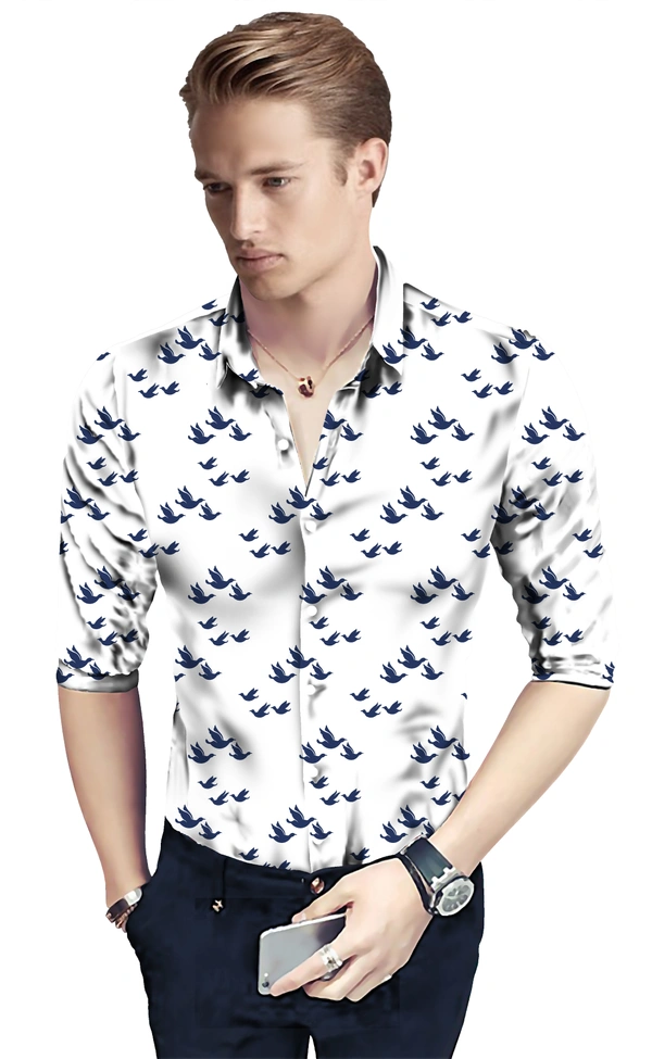Shirt Bird White