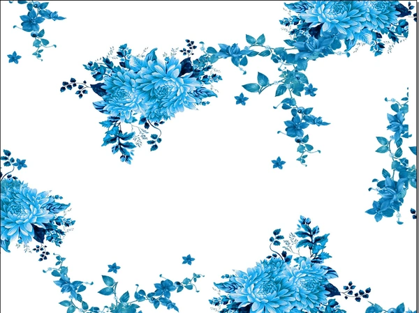 Shirt Blueflower Light Blue