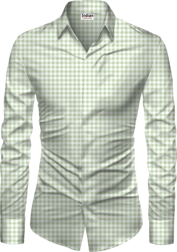 Shirt Chex Green