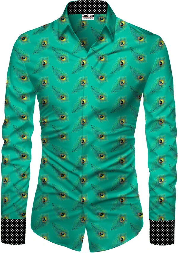 Shirt Peach Green