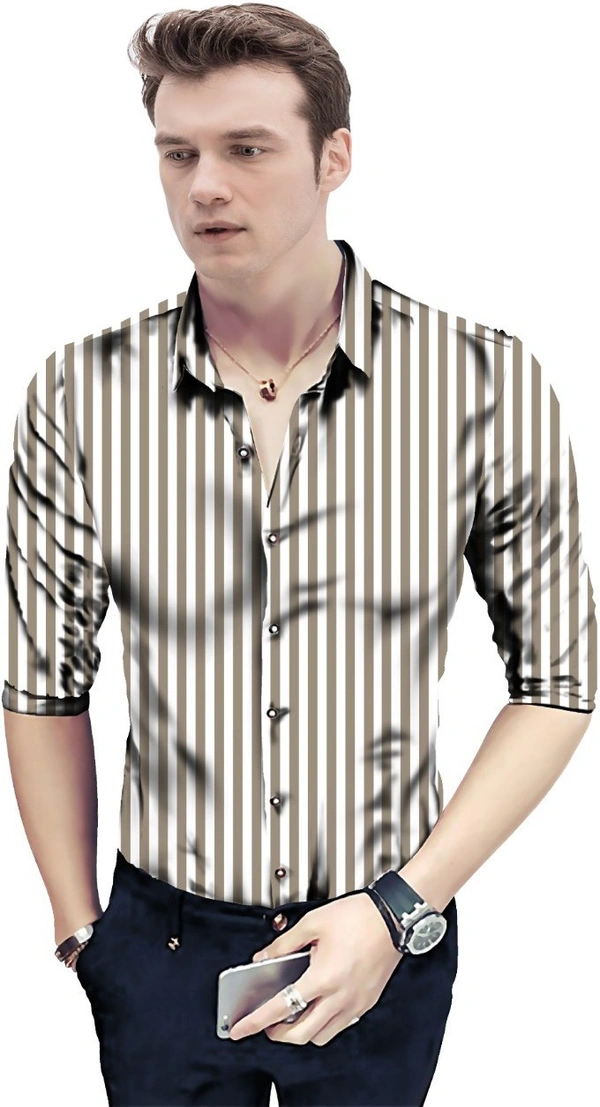 Shirt Whiteline Brown