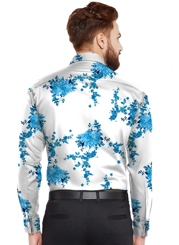 StichedShirt Blueflower - S