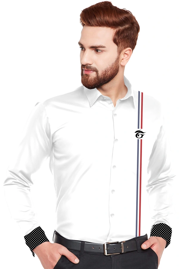 StichedShirt Eye White - S