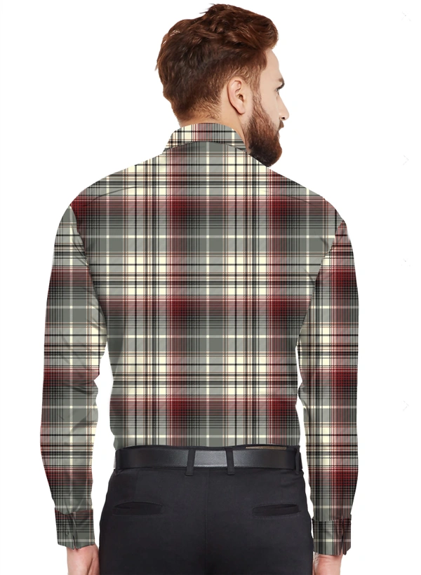 Stichshirt Chex Brown - L