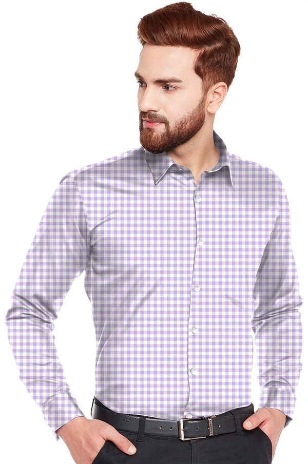 Stichshirt Chex Purple - S