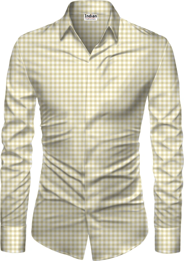 Stichshirt Chex Silver - L