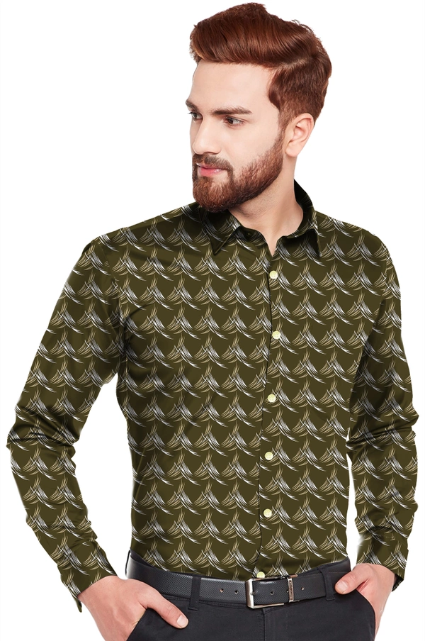 Stichshirt Grass Brown - S