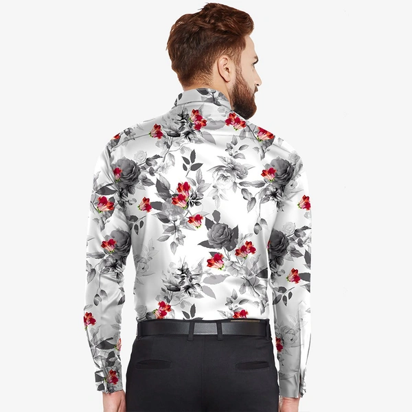 StichShirt RedblackFlower - XXL