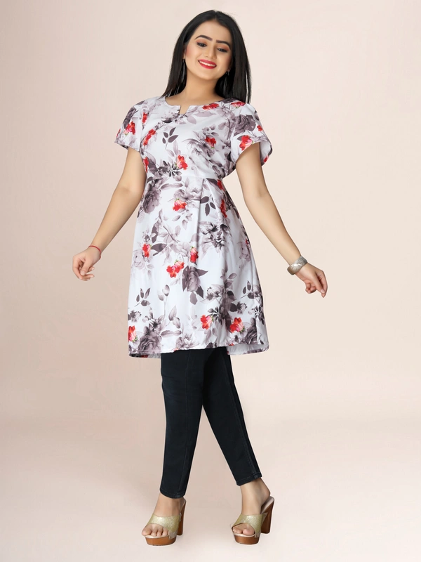 Tops Redblackflower - M, Multicolor
