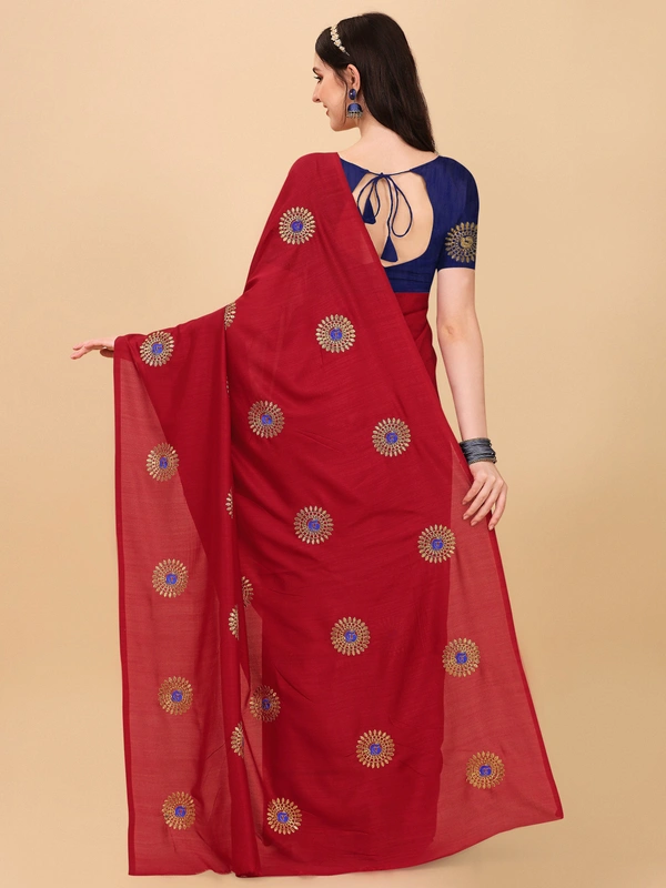 Vichitra-Red - Free, Red
