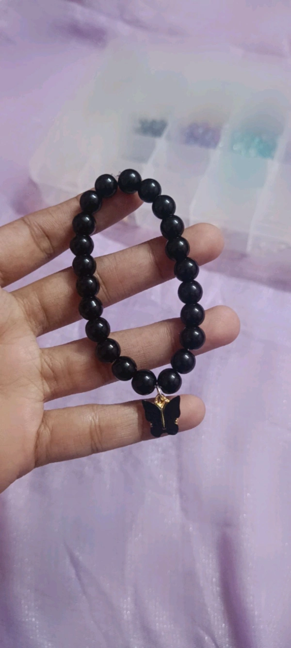 Jelly And Crackle Beads Bracelet - 003