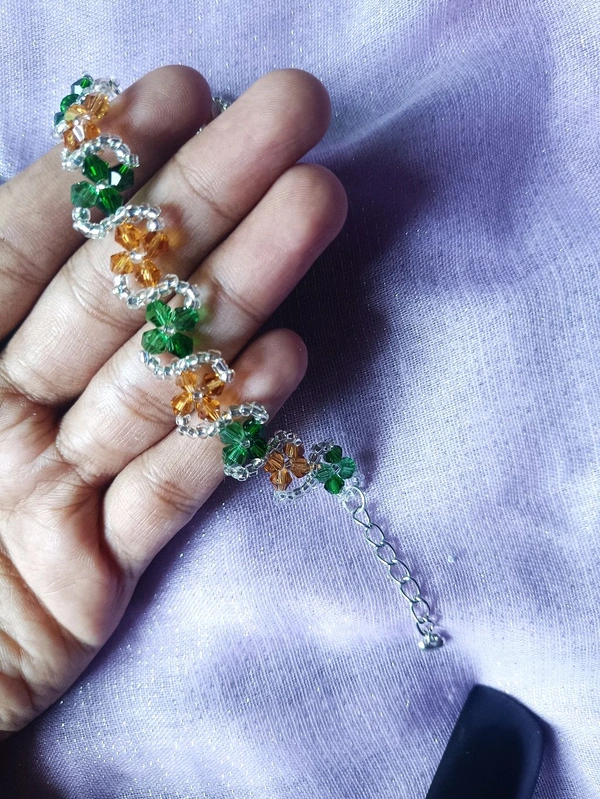 Seed Bead And Crystal Bracelets - 002