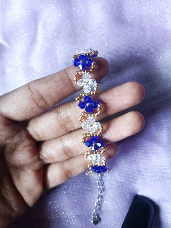 Seed Bead And Crystal Bracelets - 004