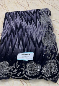 Simple Stone Work Sarees - 003