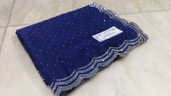 Simple Stone Work Sarees - 004