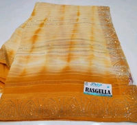 Simple Stone Work Sarees - 006