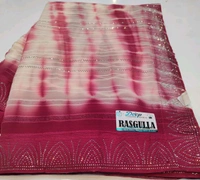 Simple Stone Work Sarees - 006