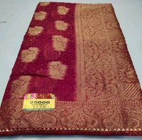 Simple Stone Work Sarees - 007